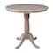 International Concepts 36 in. Round Counter Height Extension Dining Table w/12 in. Leaf and 2 Emily Counter Height Stools K09-36RXT-S6172-2 - alternate 2